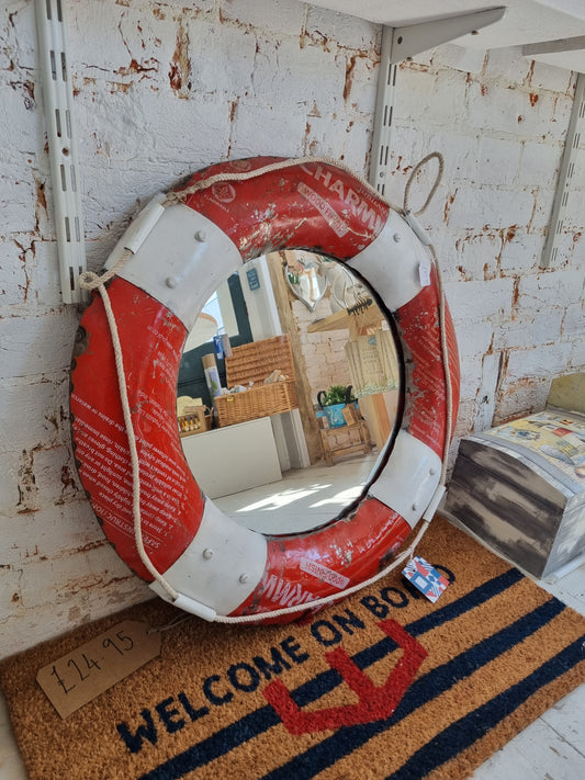 Recycled Life Ring Mirror