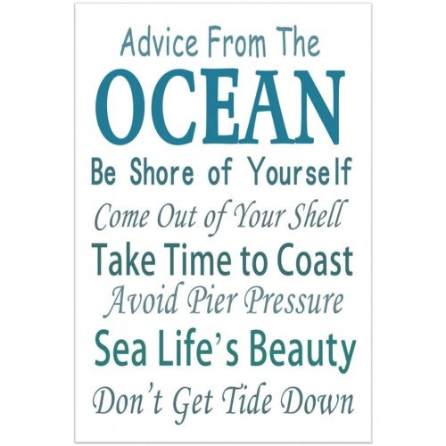Advice from the Ocean Plaque